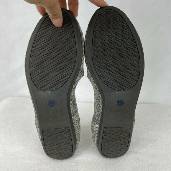 Rothys Birdseye Retired Heather Gray Flats 10.5 - Picture 9 of 12